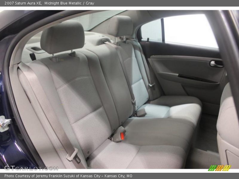 Midnight Blue Metallic / Gray 2007 Saturn Aura XE