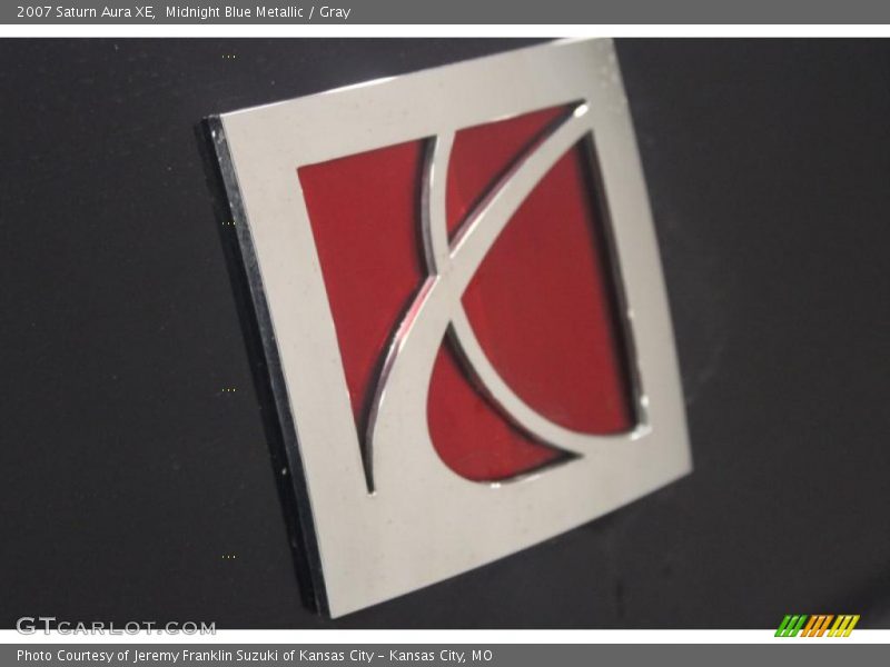 Midnight Blue Metallic / Gray 2007 Saturn Aura XE