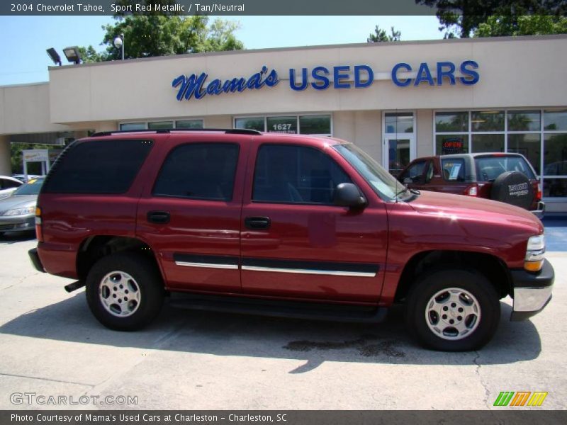 Sport Red Metallic / Tan/Neutral 2004 Chevrolet Tahoe