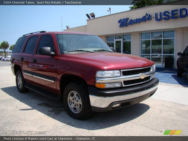 Sport Red Metallic / Tan/Neutral 2004 Chevrolet Tahoe