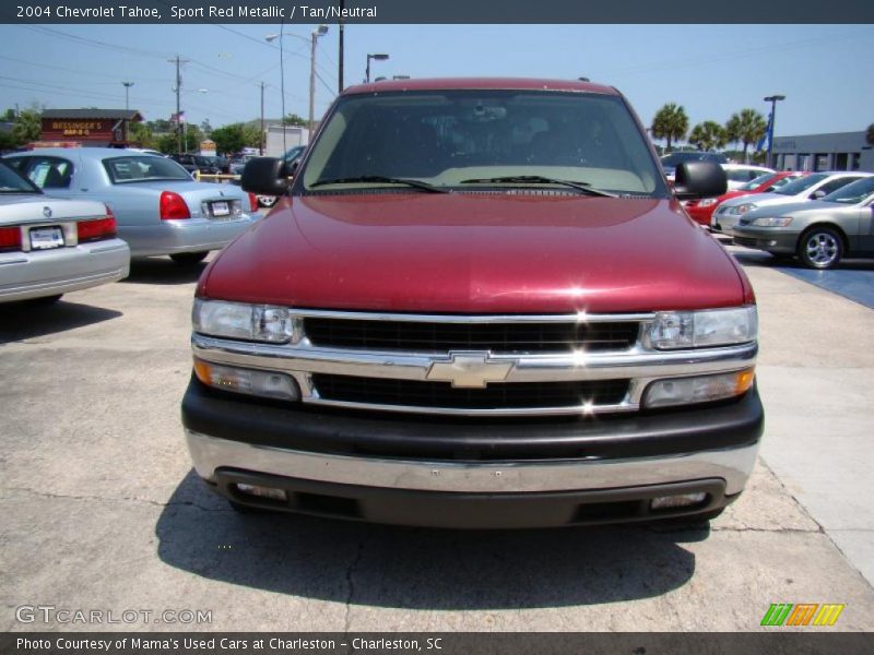 Sport Red Metallic / Tan/Neutral 2004 Chevrolet Tahoe