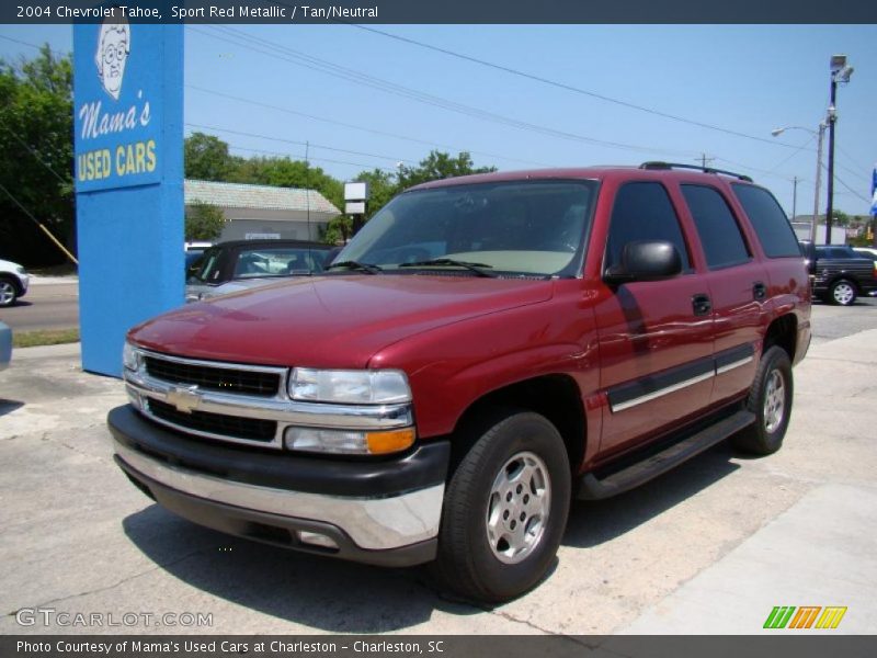 Sport Red Metallic / Tan/Neutral 2004 Chevrolet Tahoe