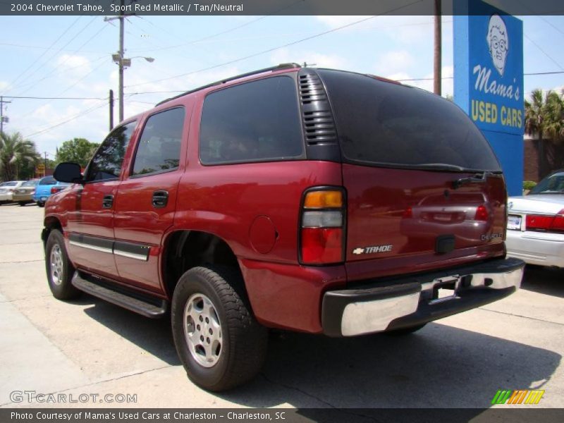 Sport Red Metallic / Tan/Neutral 2004 Chevrolet Tahoe