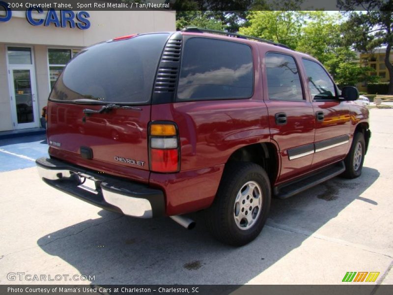 Sport Red Metallic / Tan/Neutral 2004 Chevrolet Tahoe