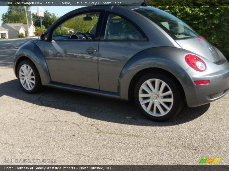 Platinum Grey / Cream Beige 2008 Volkswagen New Beetle SE Coupe