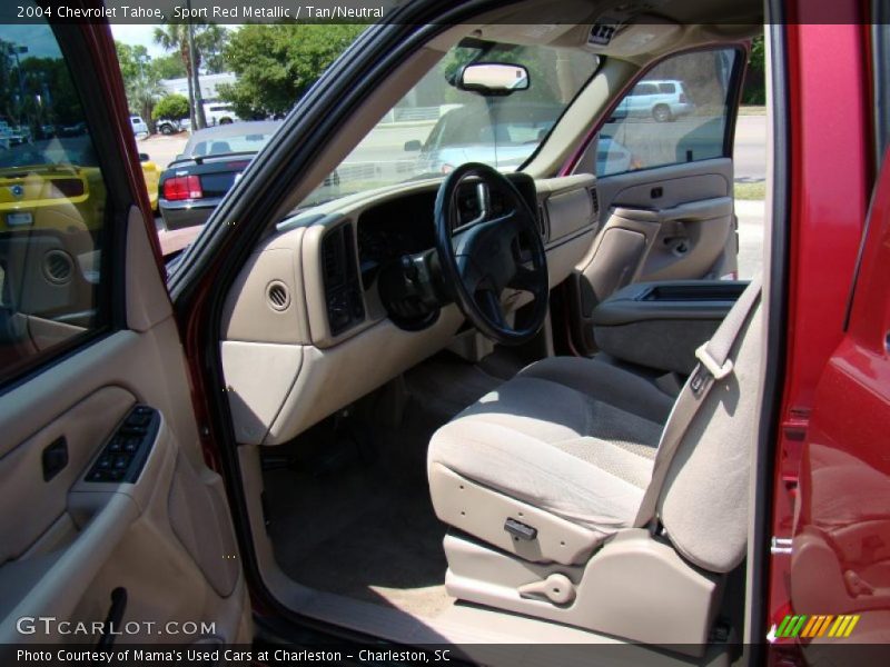 Sport Red Metallic / Tan/Neutral 2004 Chevrolet Tahoe