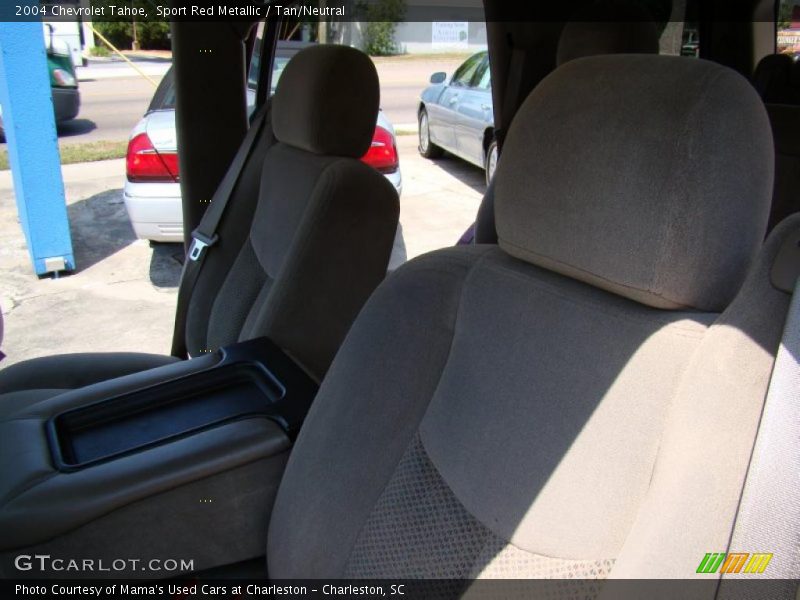 Sport Red Metallic / Tan/Neutral 2004 Chevrolet Tahoe