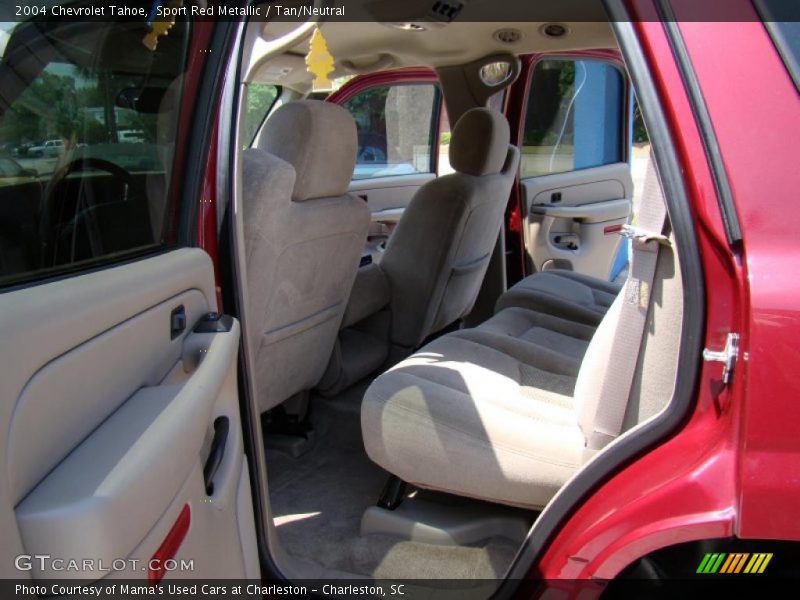 Sport Red Metallic / Tan/Neutral 2004 Chevrolet Tahoe