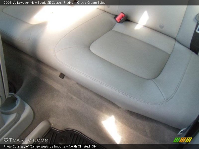 Platinum Grey / Cream Beige 2008 Volkswagen New Beetle SE Coupe