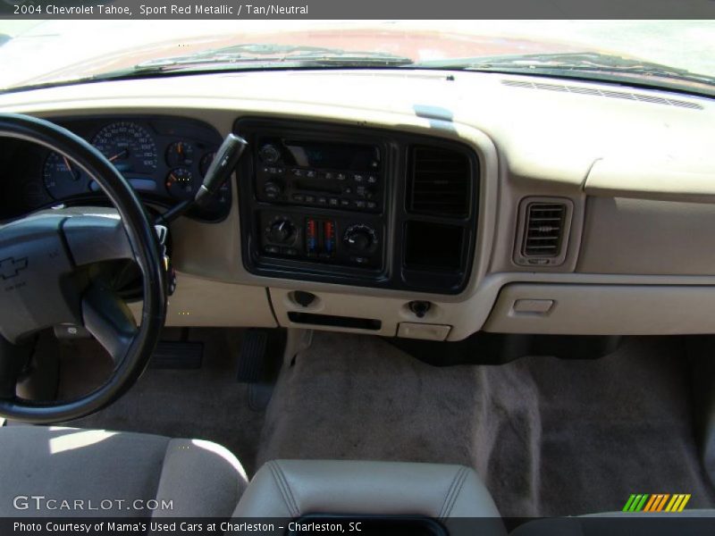 Sport Red Metallic / Tan/Neutral 2004 Chevrolet Tahoe