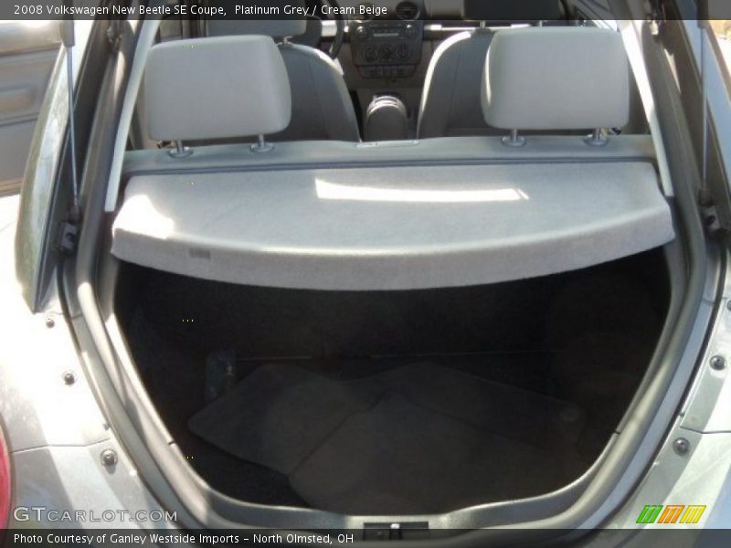 Platinum Grey / Cream Beige 2008 Volkswagen New Beetle SE Coupe