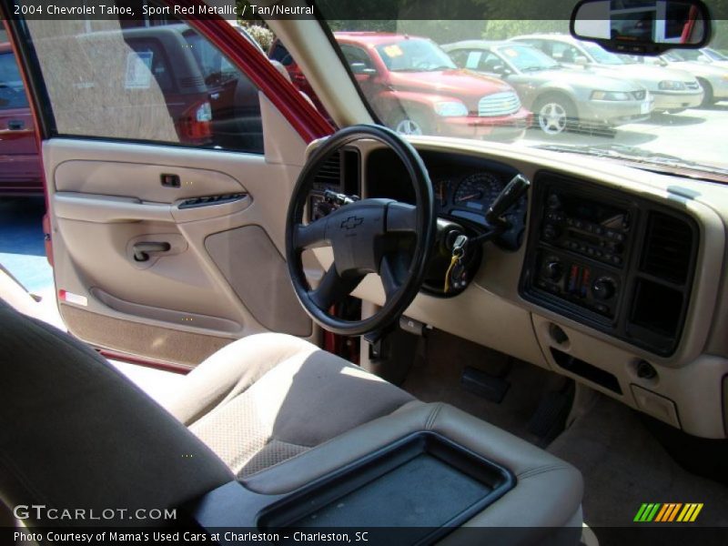 Sport Red Metallic / Tan/Neutral 2004 Chevrolet Tahoe