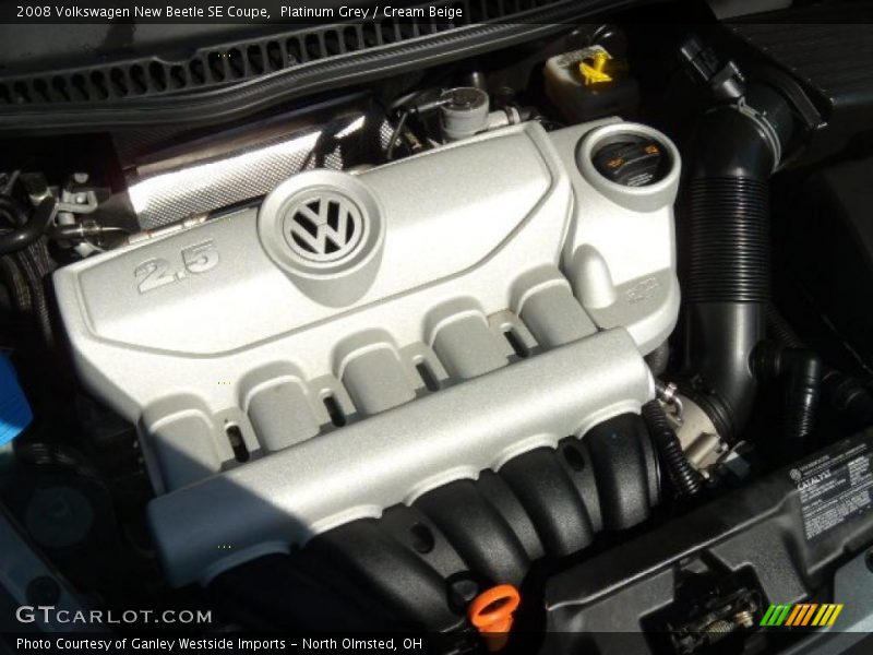 Platinum Grey / Cream Beige 2008 Volkswagen New Beetle SE Coupe