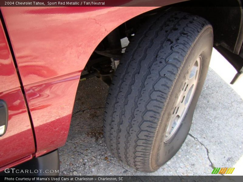 Sport Red Metallic / Tan/Neutral 2004 Chevrolet Tahoe