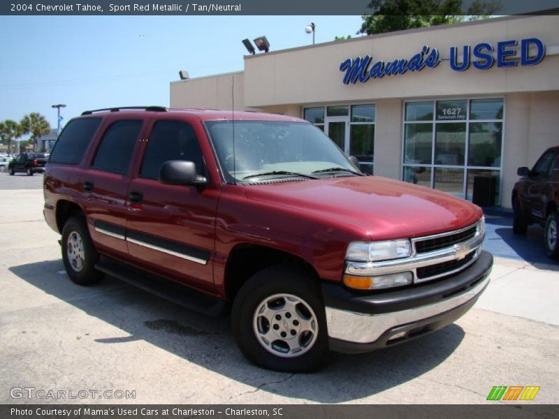 Sport Red Metallic / Tan/Neutral 2004 Chevrolet Tahoe