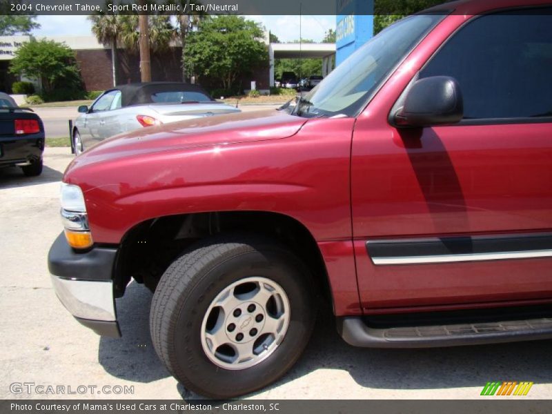 Sport Red Metallic / Tan/Neutral 2004 Chevrolet Tahoe