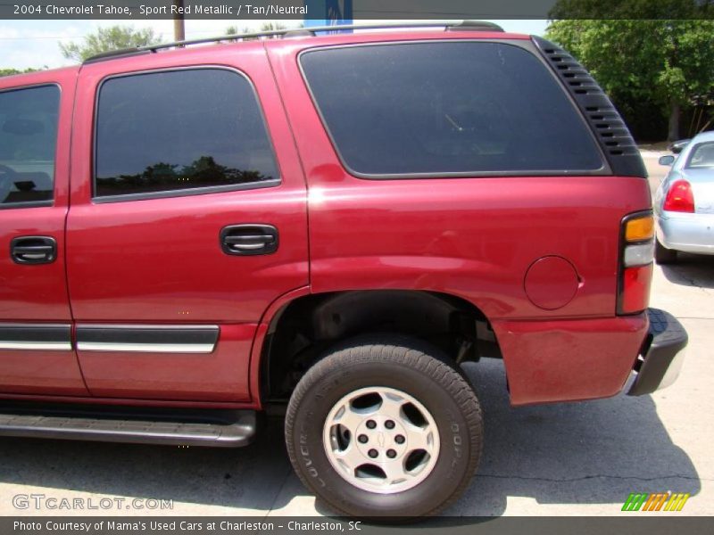 Sport Red Metallic / Tan/Neutral 2004 Chevrolet Tahoe