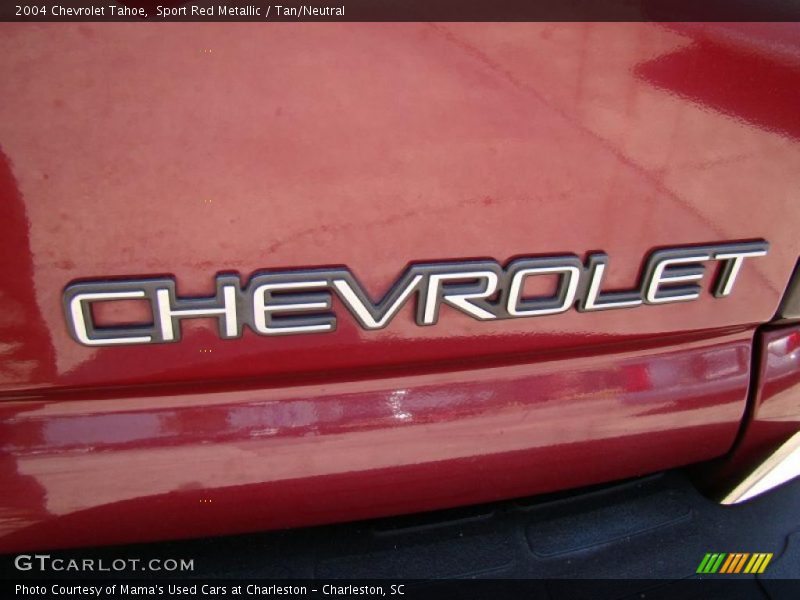 Sport Red Metallic / Tan/Neutral 2004 Chevrolet Tahoe