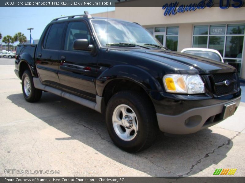 Black / Medium Pebble 2003 Ford Explorer Sport Trac XLS