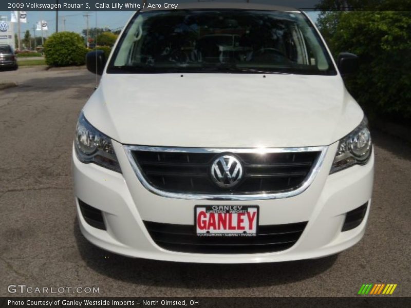Calla Lilly White / Aero Grey 2009 Volkswagen Routan S