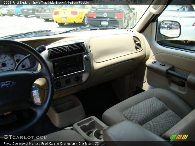 Black / Medium Pebble 2003 Ford Explorer Sport Trac XLS