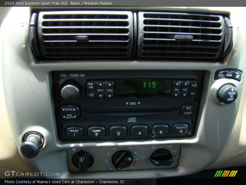 Black / Medium Pebble 2003 Ford Explorer Sport Trac XLS