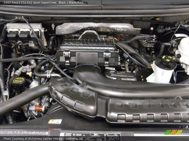 Black / Black/Red 2007 Ford F150 FX2 Sport SuperCrew