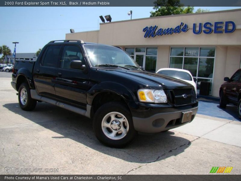 Black / Medium Pebble 2003 Ford Explorer Sport Trac XLS