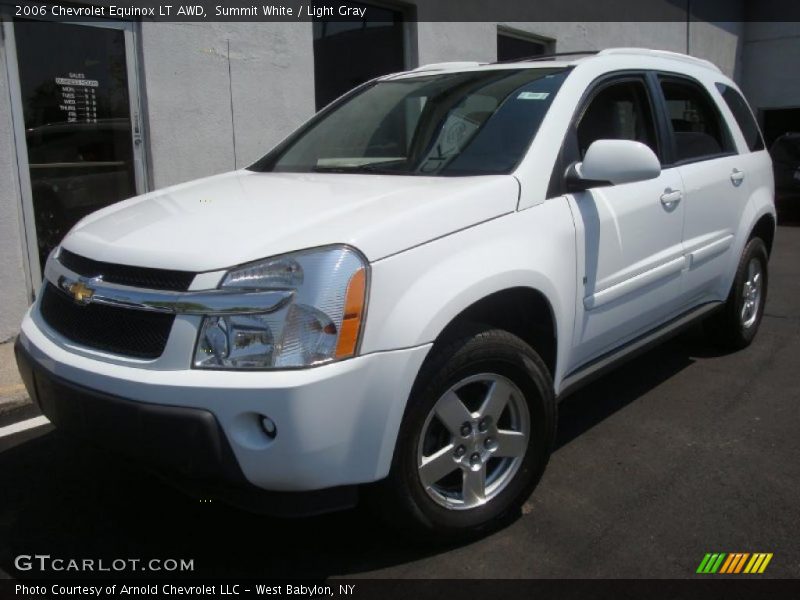 Summit White / Light Gray 2006 Chevrolet Equinox LT AWD