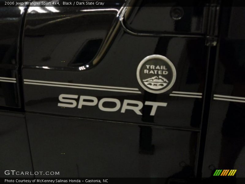 Black / Dark Slate Gray 2006 Jeep Wrangler Sport 4x4