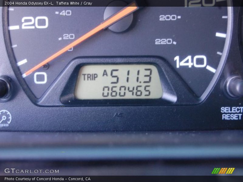Taffeta White / Gray 2004 Honda Odyssey EX-L