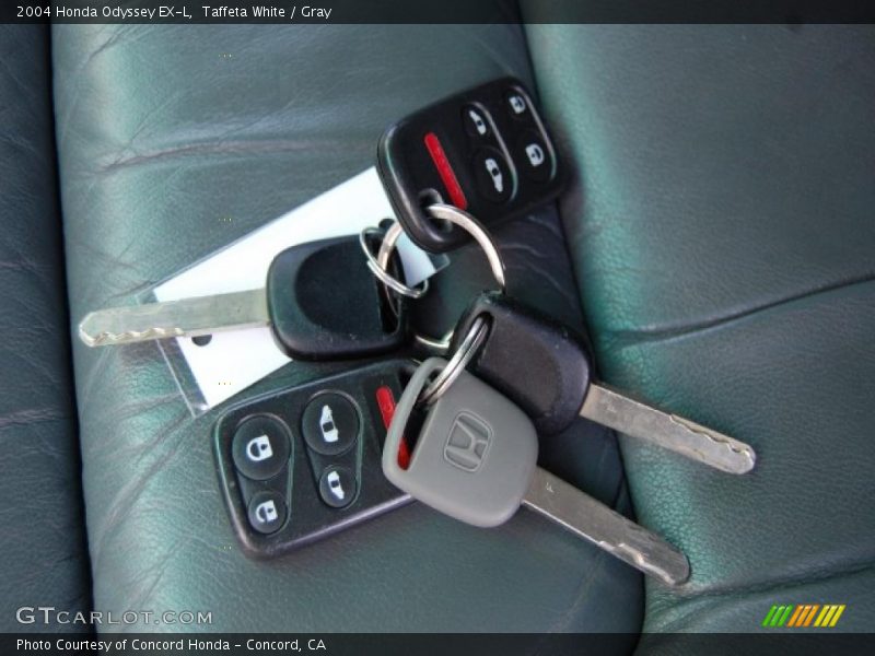 Taffeta White / Gray 2004 Honda Odyssey EX-L