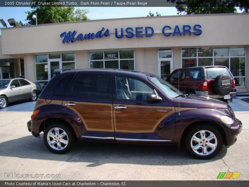 Dark Plum Pearl / Taupe/Pearl Beige 2005 Chrysler PT Cruiser Limited Turbo