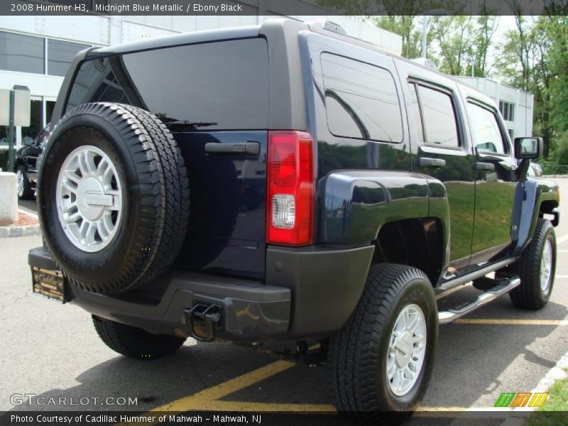 Midnight Blue Metallic / Ebony Black 2008 Hummer H3