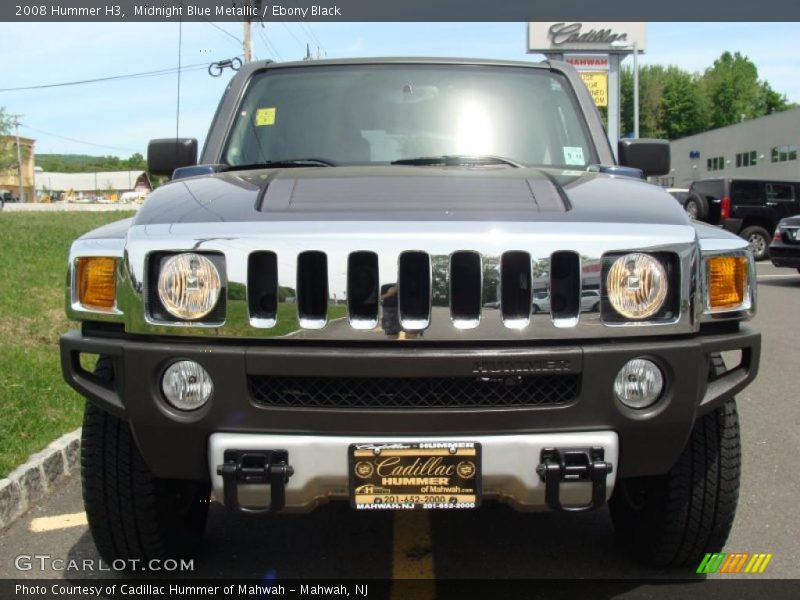 Midnight Blue Metallic / Ebony Black 2008 Hummer H3