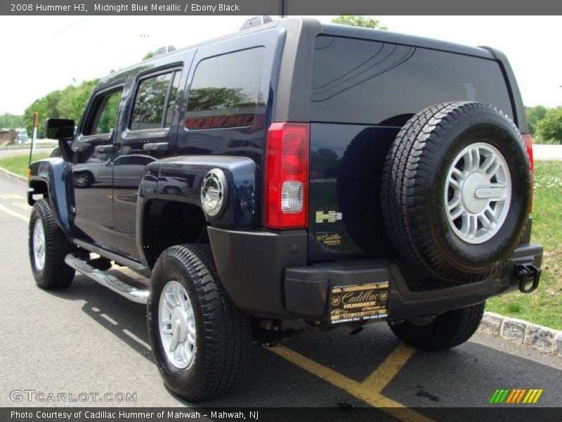 Midnight Blue Metallic / Ebony Black 2008 Hummer H3