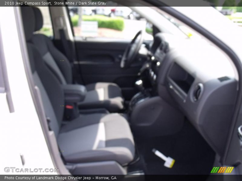 Stone White / Dark Slate Gray 2010 Jeep Compass Sport