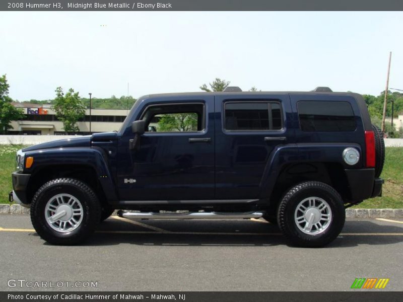 Midnight Blue Metallic / Ebony Black 2008 Hummer H3