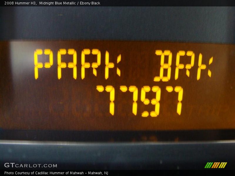 Midnight Blue Metallic / Ebony Black 2008 Hummer H3