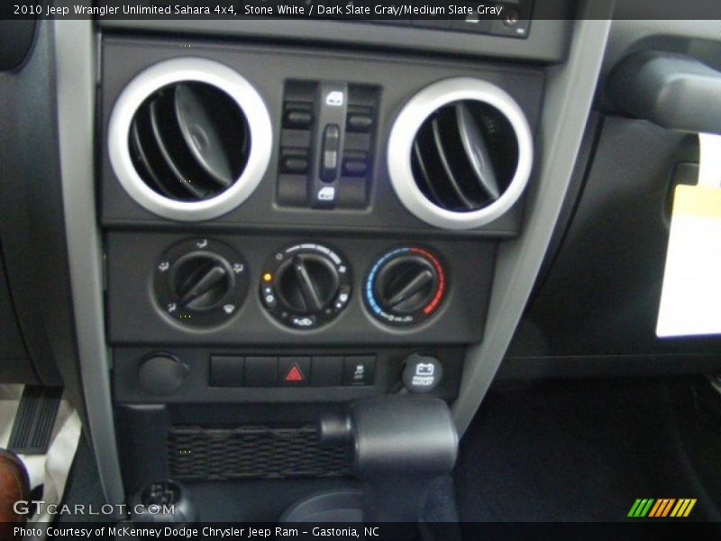 Stone White / Dark Slate Gray/Medium Slate Gray 2010 Jeep Wrangler Unlimited Sahara 4x4