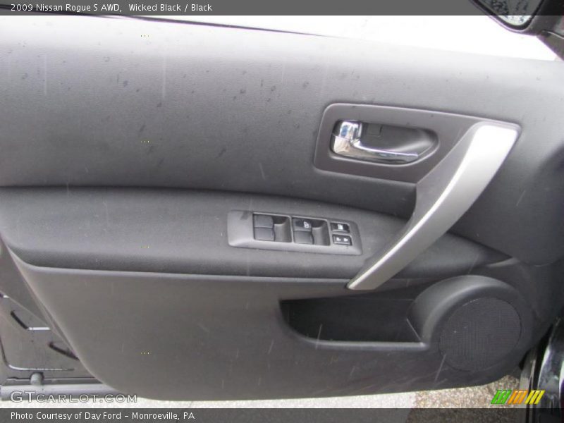 Wicked Black / Black 2009 Nissan Rogue S AWD