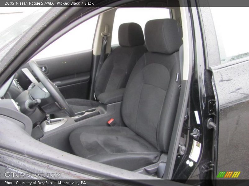 Wicked Black / Black 2009 Nissan Rogue S AWD