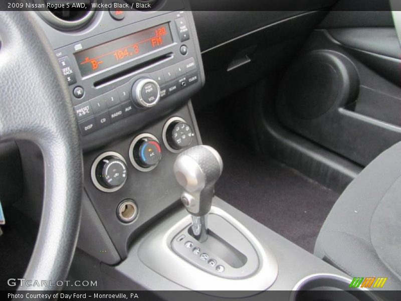 Wicked Black / Black 2009 Nissan Rogue S AWD