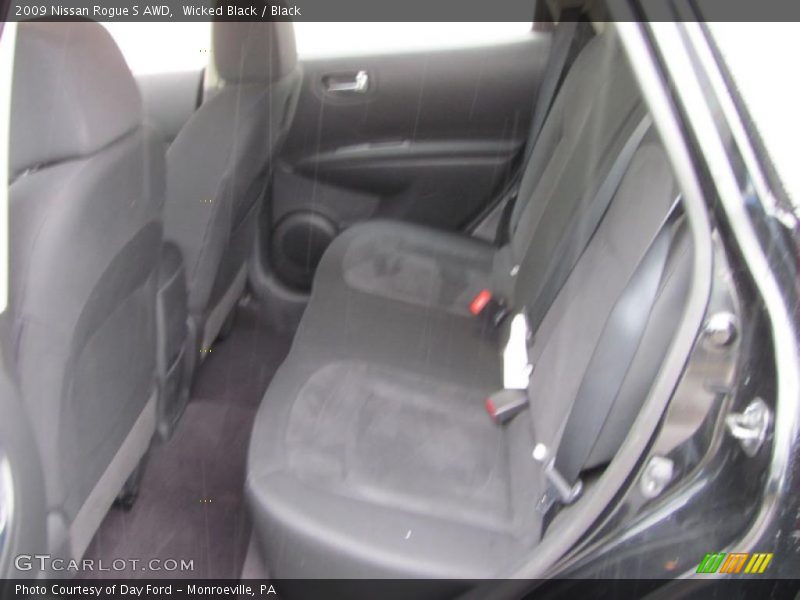 Wicked Black / Black 2009 Nissan Rogue S AWD