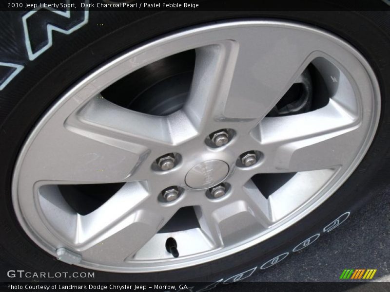 Dark Charcoal Pearl / Pastel Pebble Beige 2010 Jeep Liberty Sport
