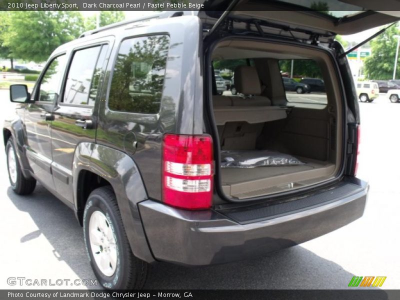 Dark Charcoal Pearl / Pastel Pebble Beige 2010 Jeep Liberty Sport