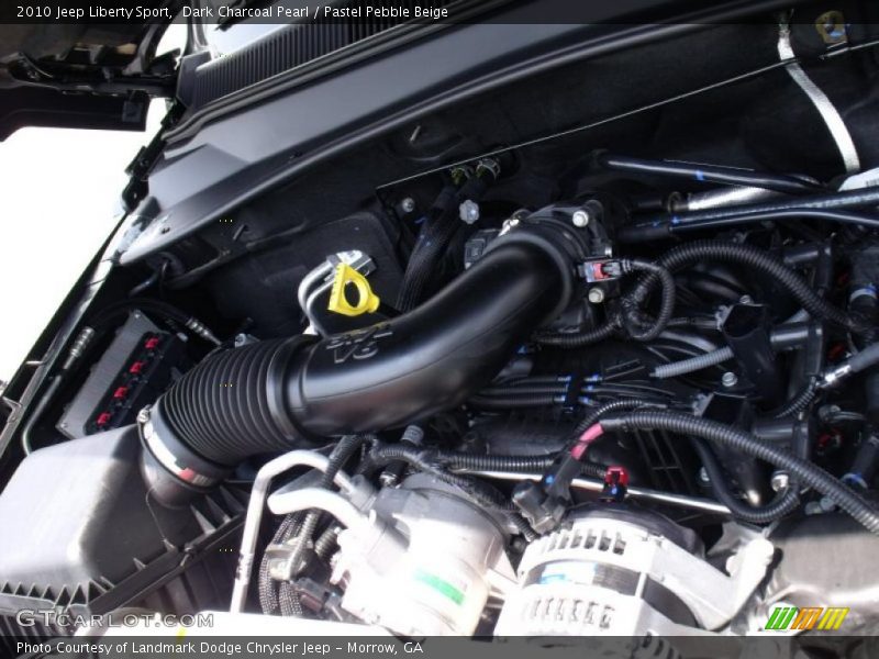 Dark Charcoal Pearl / Pastel Pebble Beige 2010 Jeep Liberty Sport