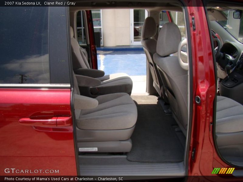 Claret Red / Gray 2007 Kia Sedona LX