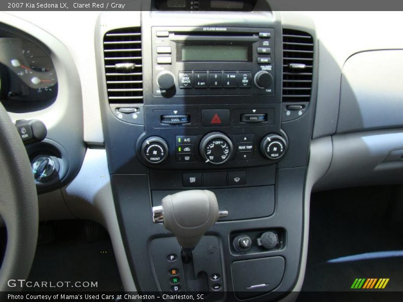 Claret Red / Gray 2007 Kia Sedona LX