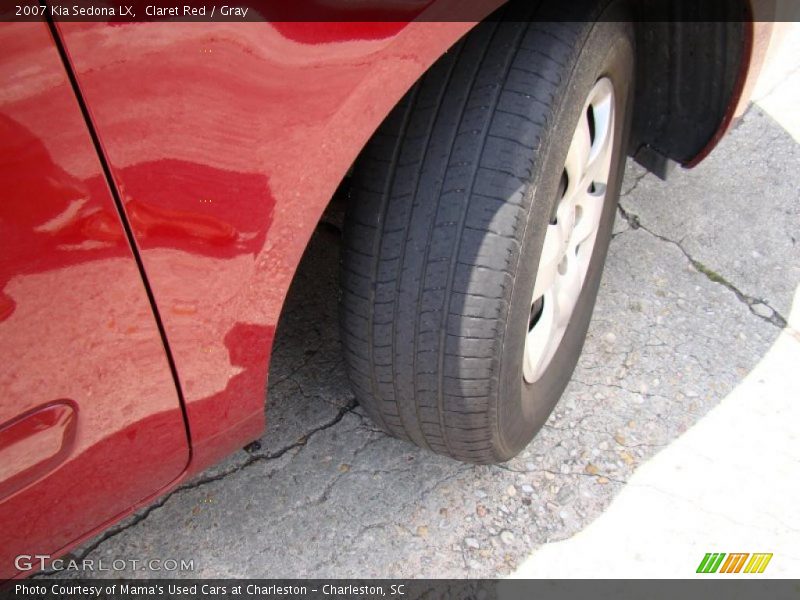 Claret Red / Gray 2007 Kia Sedona LX